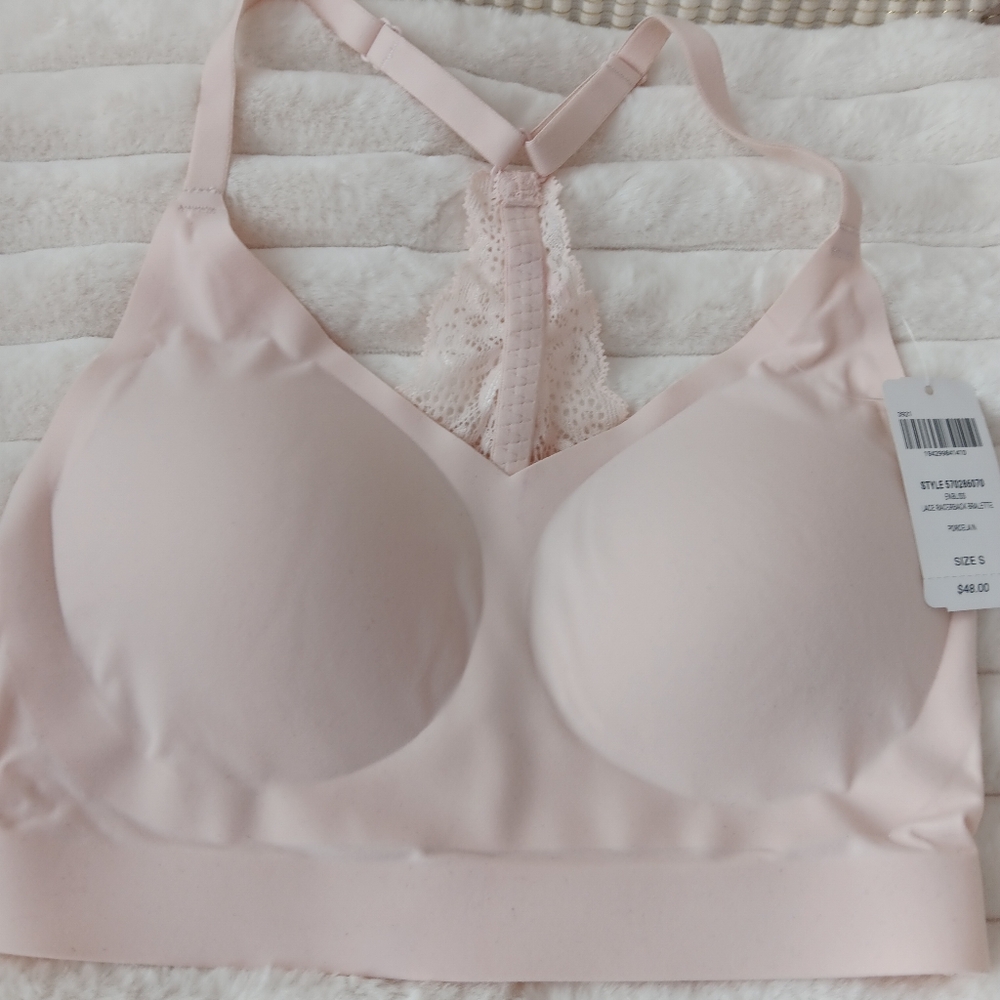 Soma Women's Lace Back Bralette - Pink